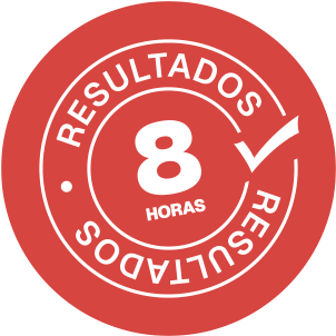 Resultados en 8 horas